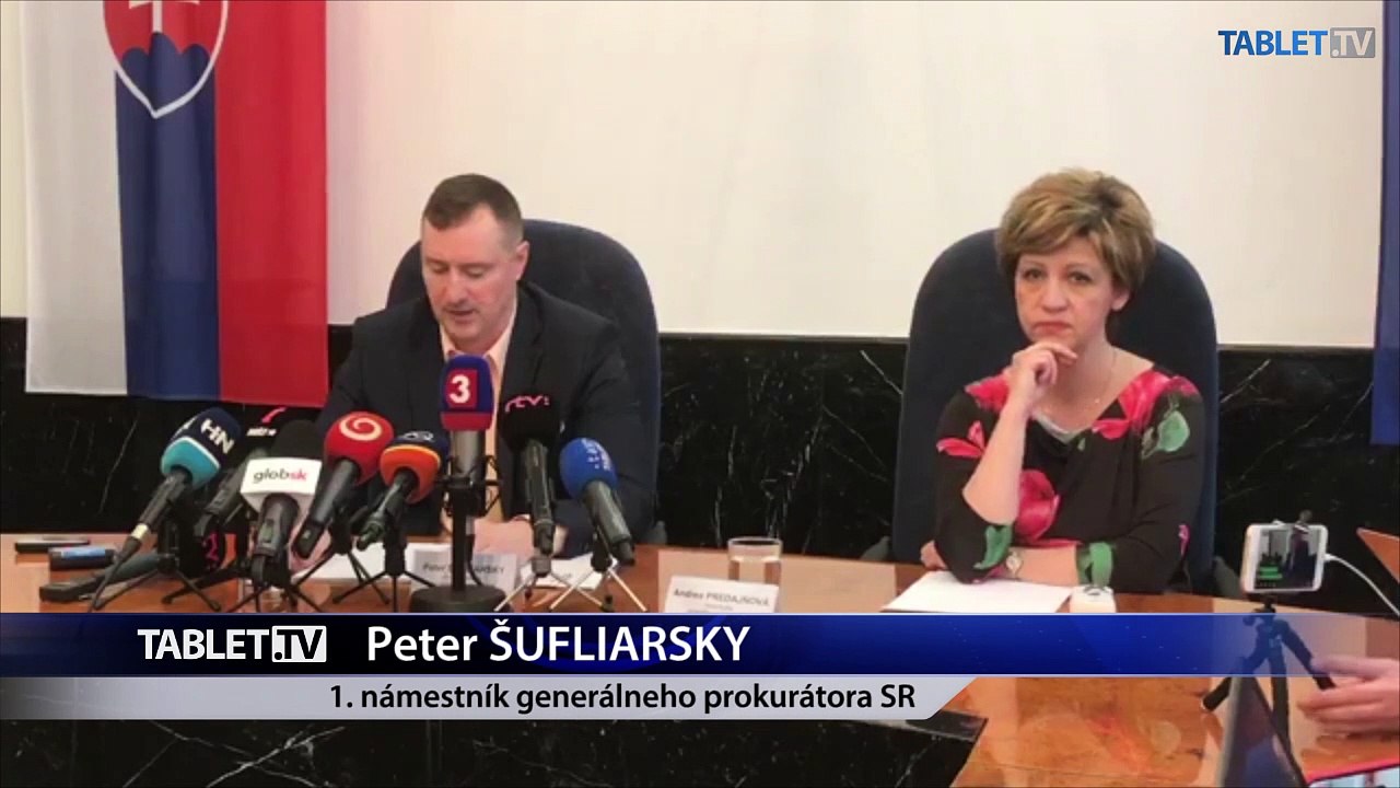 ZÁZNAM: Vyhlásenie námestníka generálneho prokurátora P. Šufliarskeho