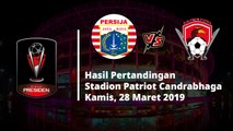 Hasil Akhir Piala Presiden Persija Vs Kalteng Putra, Macan Kemayoran Kalah Adu Penalti