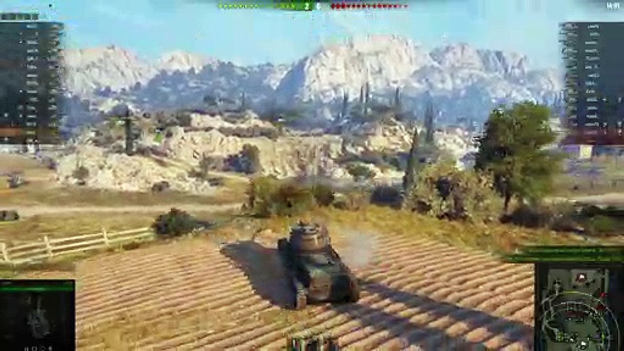 World of Tanks. Gameplay в HD-клиенте на Ultra FullHD, 1080p 60 FPS.