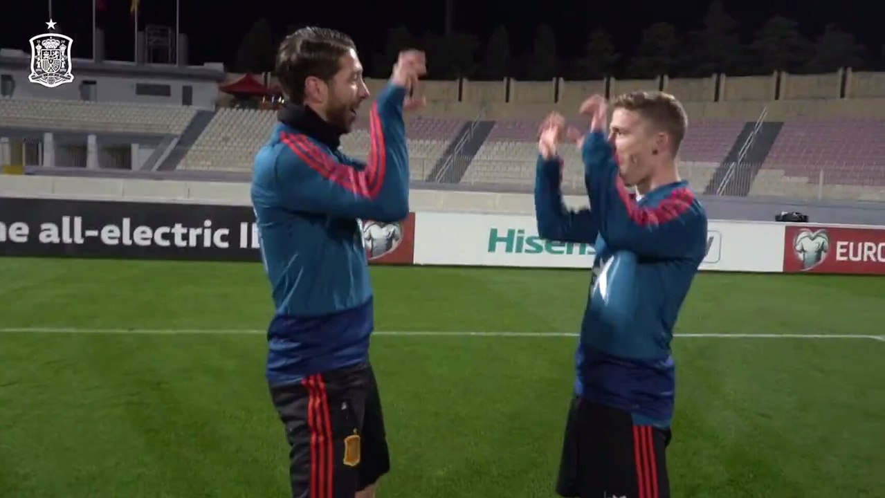 Sergio Ramos, Muniain y su celebración viral a lo Ylenia: "¡Tiki-tiki, miau miau!"