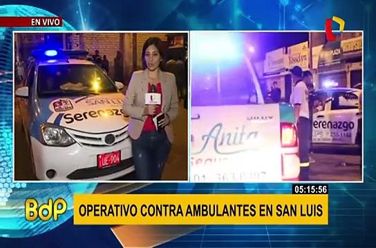 San Luis: realizan operativo contra comercio ambulatorio en Mercado de Frutas