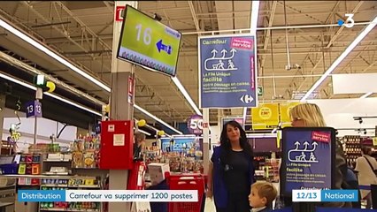 Distribution : Carrefour va supprimer 1 200 postes