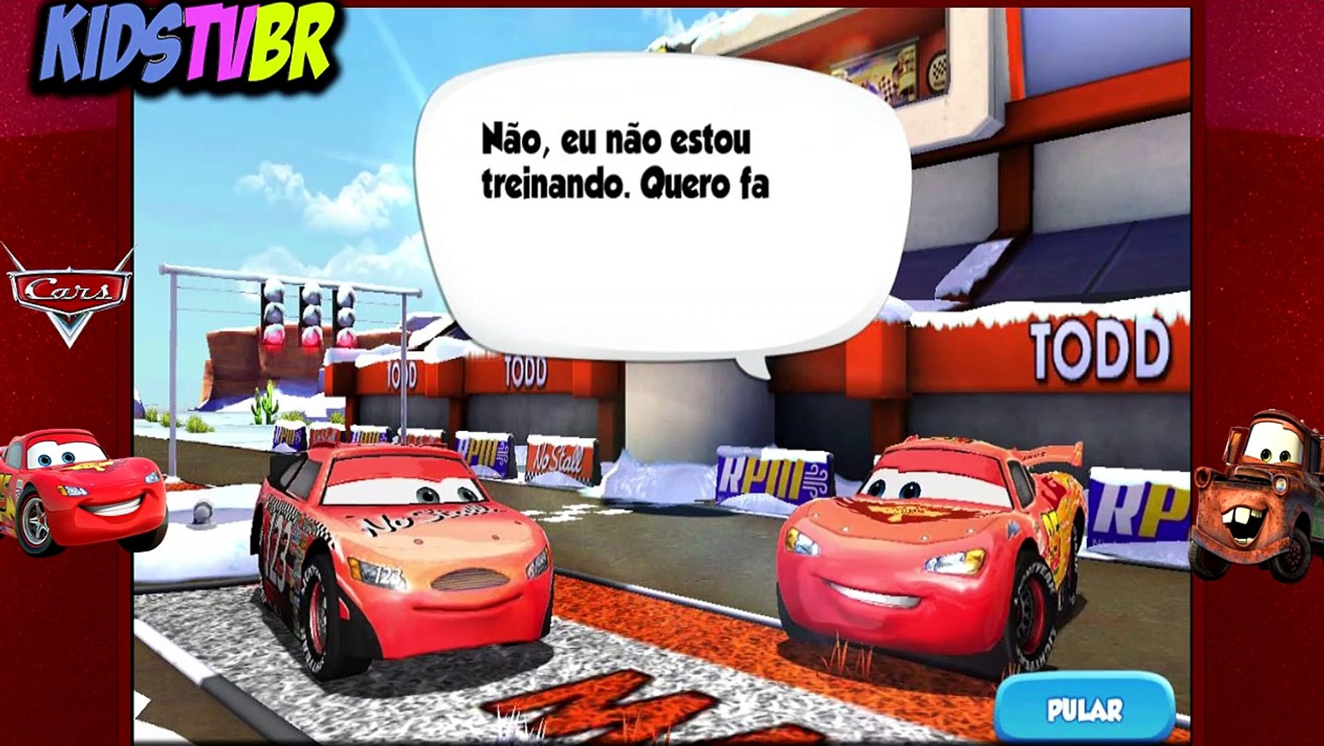 Ajude Relâmpago McQueen a criar sua própria Radiator Springs no game do  filme Carros 