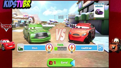 CARROS  RÁPIDOS COMO RELAMPAGO #7  CHICK VS CARSFAN  DISNEY CARS FAST AS LIGHTNING  KIDS TV BR