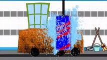 Car Wash And Garbage Truck | Lavage De Voiture Pour Les Enfants