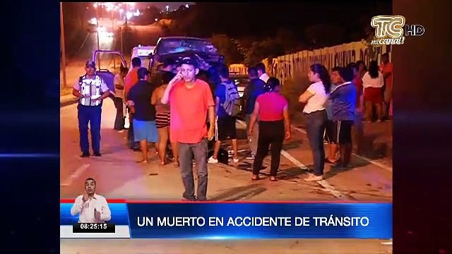 Un muerto es el resultado de un accidente de tránsito al noroeste de Guayaquil