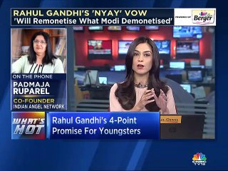 Indian Angel Network's co-founder on Rahul Gandhi's 4-point promise for youngsters
