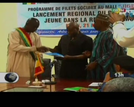 ORTM/Lancement régional du projet emploi jeune dans la région de Mopti par le gouvernement en partenariat avec la Banque Mondiale