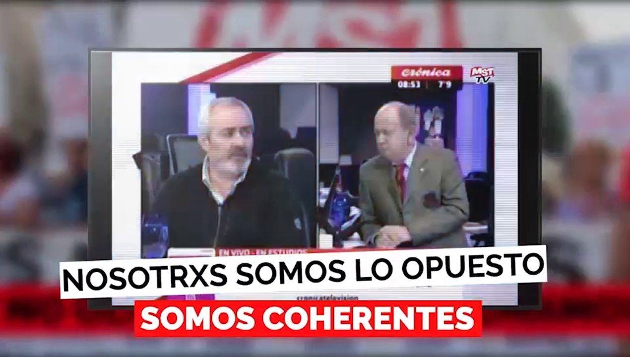 Video del MST (Movimiento Socialista de los Trabajadores) Nosotros somos lo opuesto, somos coherentes