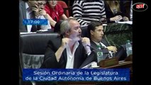 Alejandro Bodart del MST (Movimientos Socialista de los Trabajadores) contra la prepotencia de dante Gullo del Frente Para La Victoria. Legislatura porteña 18-10-2012