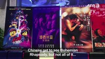 Chinese cinemagoers see a censored Bohemian Rhapsody