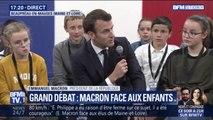 Emmanuel Macron face aux enfants: 