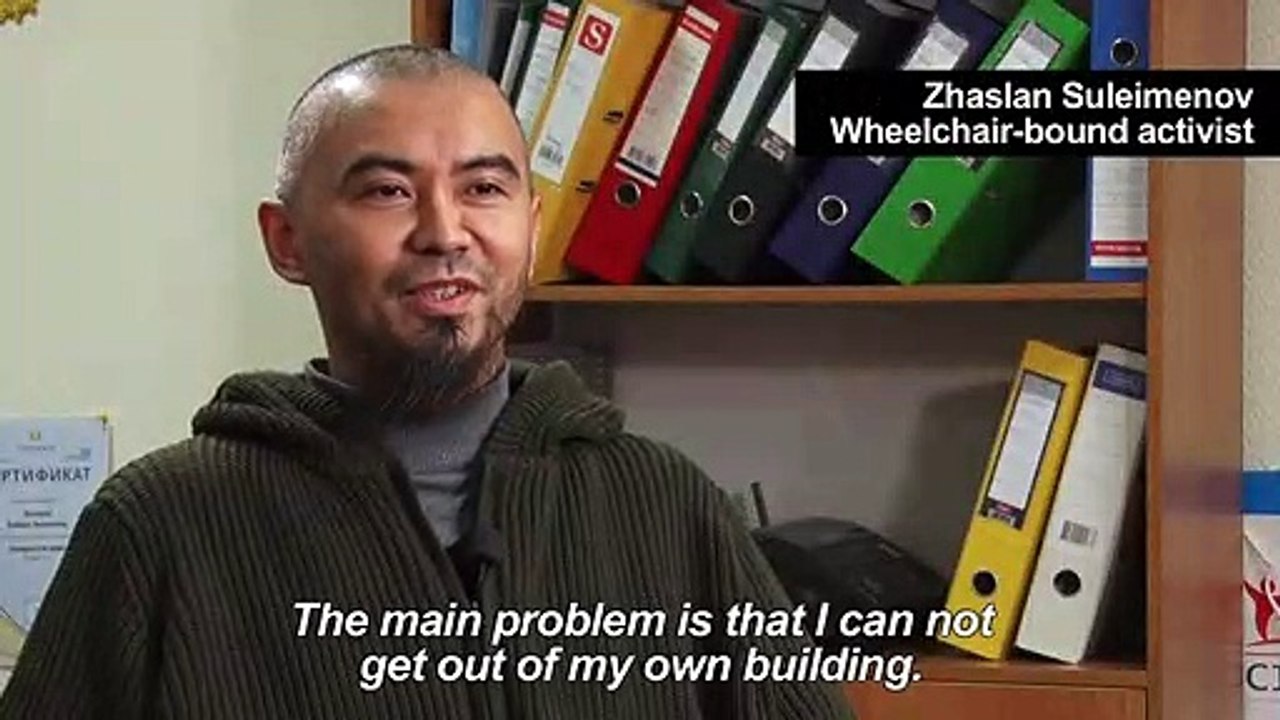 Disabled Kazakhs fight for rights amid Paralympics push