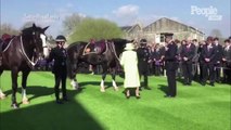 Queen Elizabeth Travels by Royal Train for Day of Outings (Including Naming a New Police Horse!)