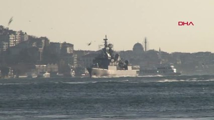 NATO'nun 3 Savaş Gemisi İstanbul Boğazı'ndan Geçti