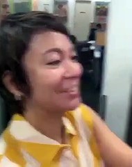 Proud na proud  si Miss Love sa Contract Signing ng MAYWARD