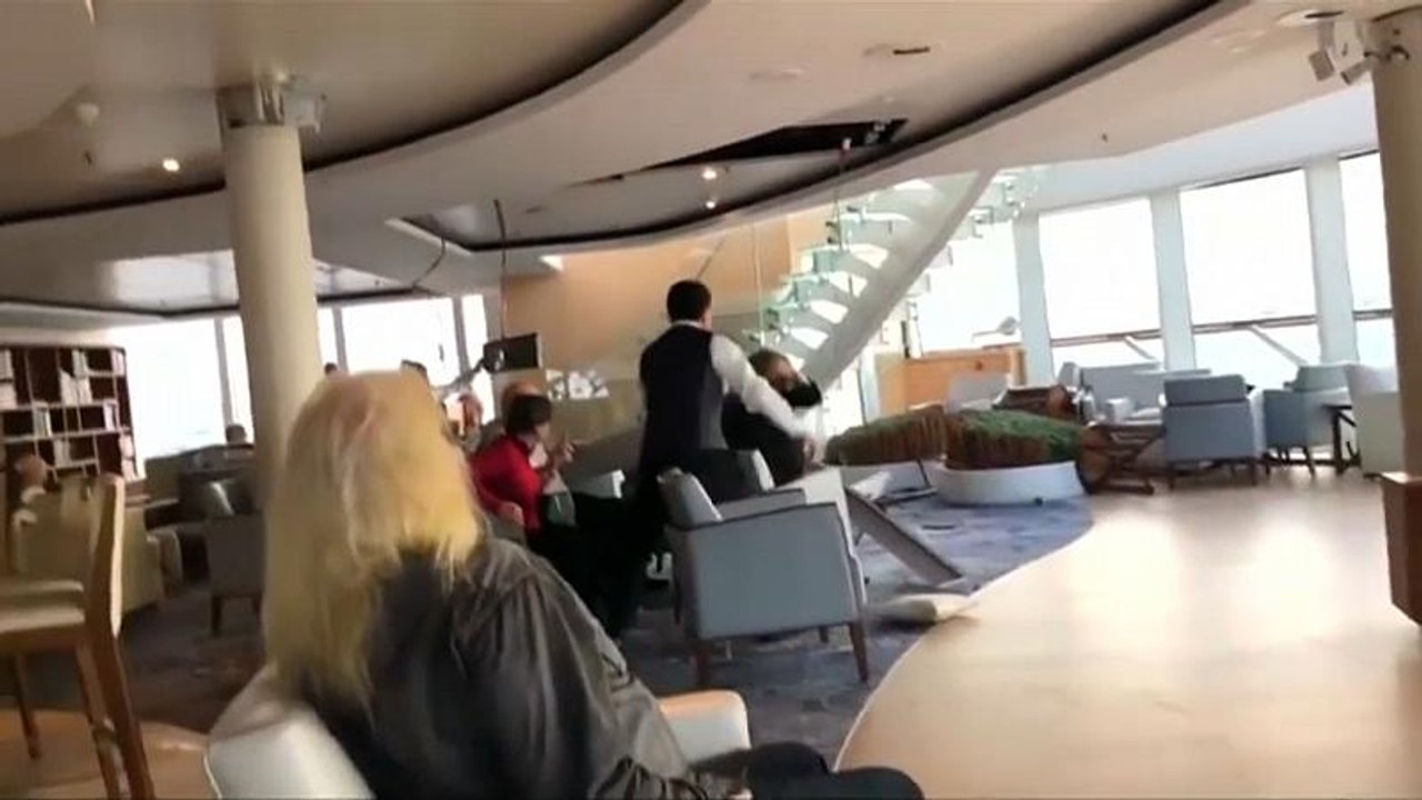 Disaster-dodging cruise ship's engines 'failed due to low oil levels'