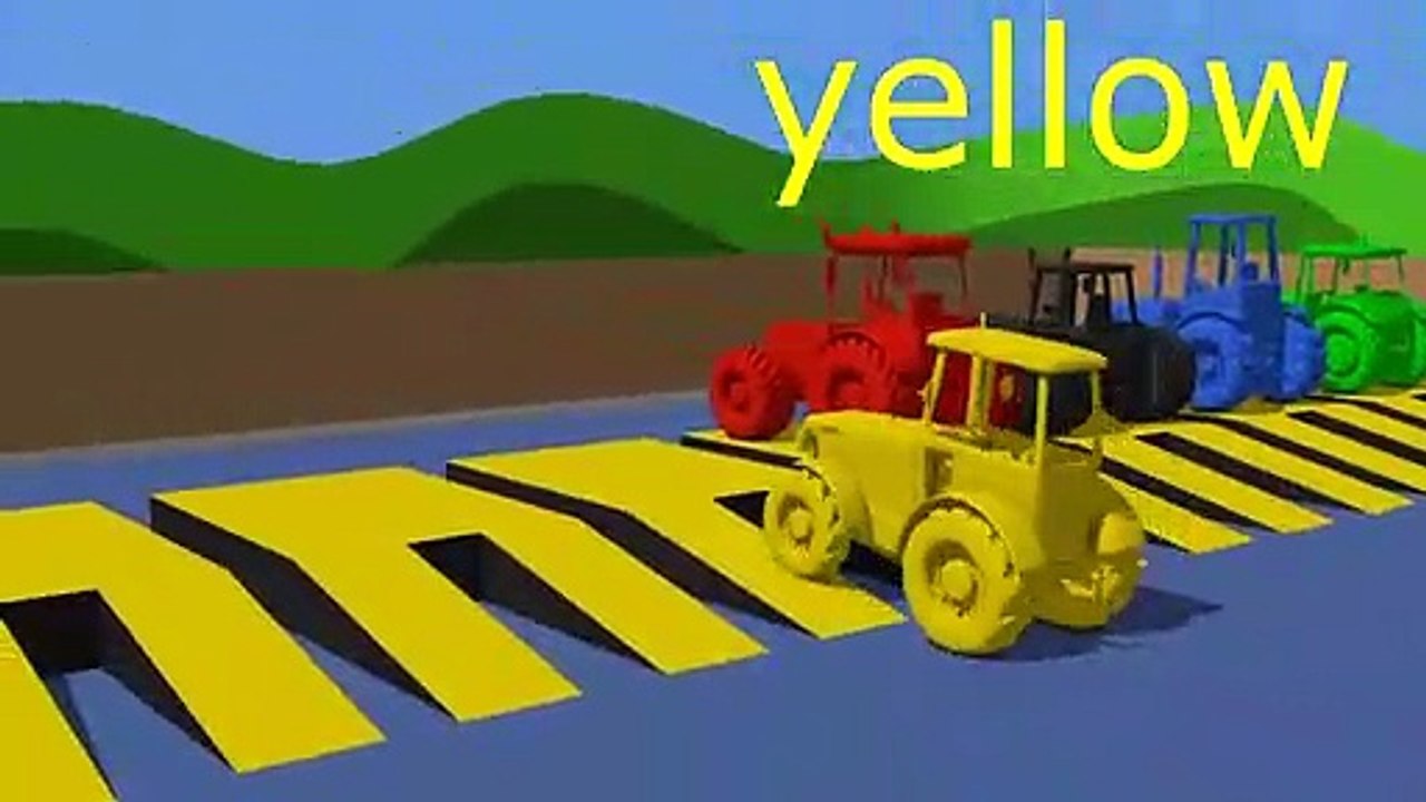 Coloré Tracteurs - Apprentissage des couleurs - Nouvelle Version | Kolorowe Traktory [FRA]