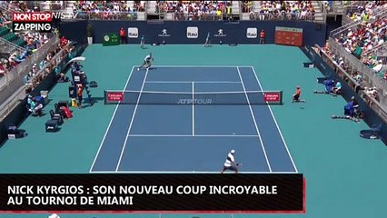 Nick Kyrgios : son nouveau coup incroyable au tournoi de Miami (vidéo)