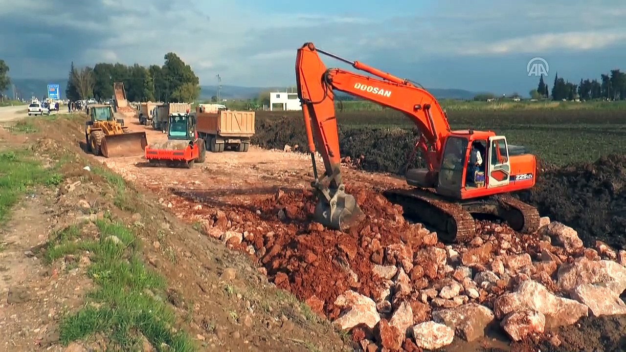 Kırıkhan-Reyhanlı yolunda çalışmalar başladı - HATAY