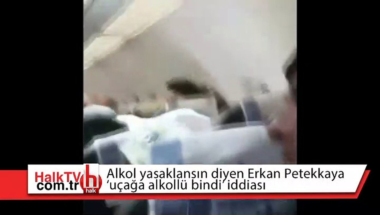 Alkol yasaklansın diyen Erkan Petekkaya 'uçağa alkollü bindi' iddiası
