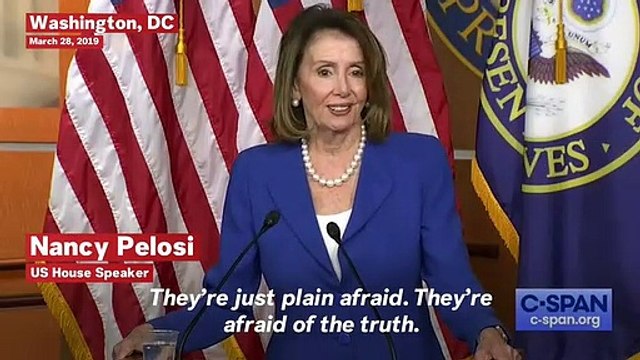 ‘Fear Of The Truth’: Nancy Pelosi Hits At 'Scaredy Cat' Republicans