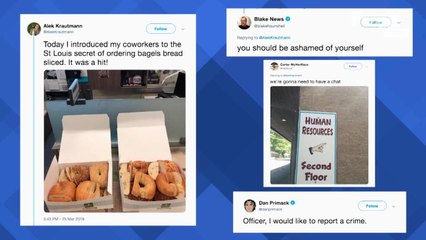 Would You Try Vertically Sliced Bagels?