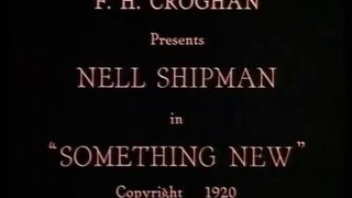 Something New (1920) Women Film Pioneer