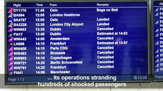 Iceland travellers angry after WOW Air cancels all flights