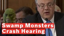 Greenpeace Activists Crash Congressional Hearing Dressed As Swamp Monsters To Protest Oil Ties