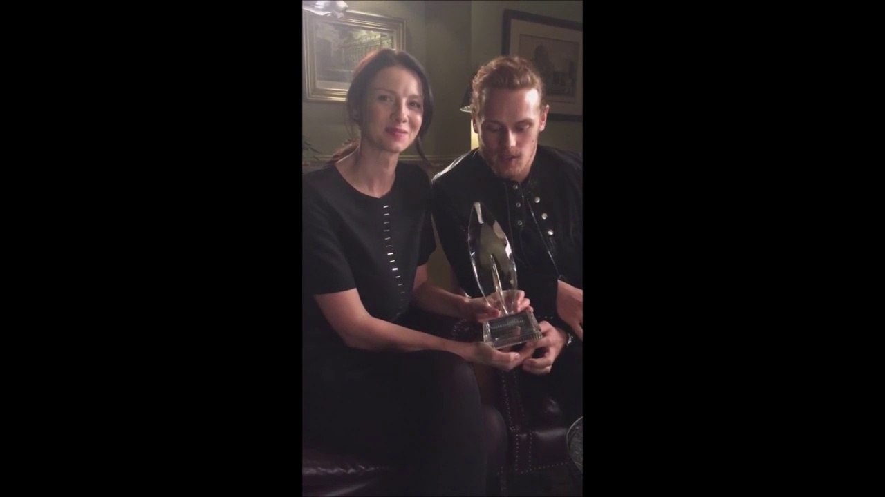 Outlander - Sam Heughan & Caitriona Balfe PCA T...