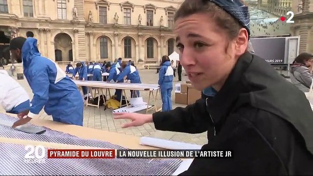 Pyramide du Louvre : la nouvelle illusion de l'artiste JR