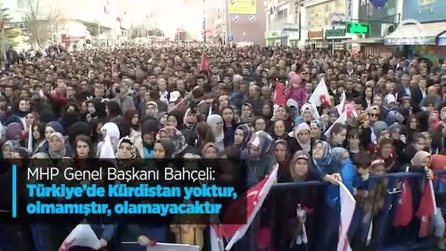 Devlet Bahçeli: Türkiye'de Kürdistan yoktur, olmamıştır, olmayacaktır