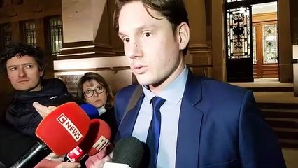 Me Pierre Giuriato, avocat de Jean-Marc Reiser, à la sortie de l'audition de son client