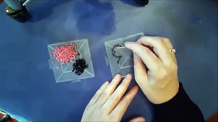 Mini Perler Bead Party Bow Design