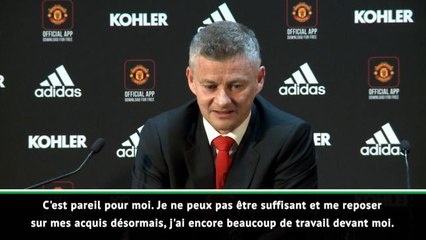 Man Utd - Solskjaer : "Ne pas tomber dans la suffisance, ni moi, ni les joueurs"