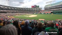 Sunny Opening Day in Oakland