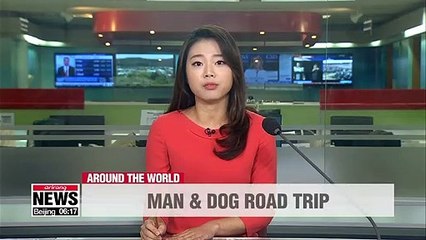 Man and his best friend on marathon motorcycle journey through South America