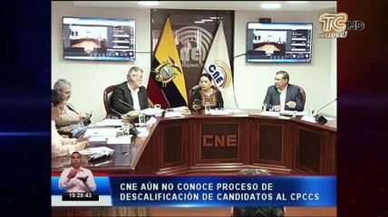 CNE no decide sobre descalificación a candidatos
