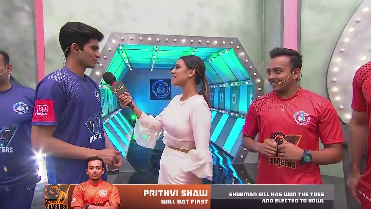 iB Cricket Super Over League | Shubhman Gill VS Prithvi Shaw | Blue Blasters VS | Orange Chargers