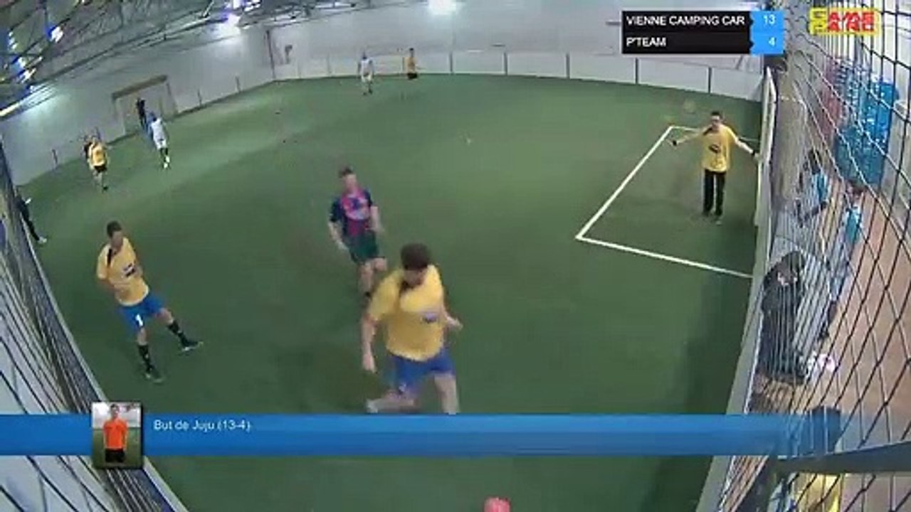 But de Juju (13-4) - VIENNE CAMPING CAR Vs P'TEAM - 28/03/19 19:00 - LIGUE 4  - Poitiers Game Parc