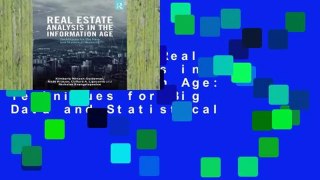 Best product  Real Estate Analysis in the Information Age: Techniques for Big Data and Statistical