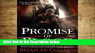 Popular Promise of Blood (Powder Mage, #1) - Brian  McClellan