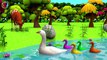 Learn animals names and sounds ll Mother Duck teach to kids ll 3D cartoon animals fun for kids