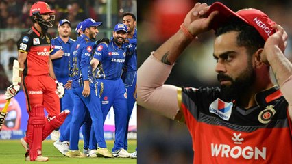 Télécharger la video: IPL 2019: Mumbai Indians vs RCB Match HIGHLIGHTS, Mumbai Indians win by 6 runs | वनइंडिया हिंदी