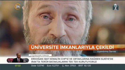 Üniversite imkanlarıyla çekildi