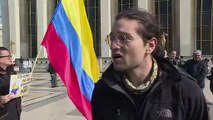 Marcha de París a La Haya por muerte de activistas en Colombia