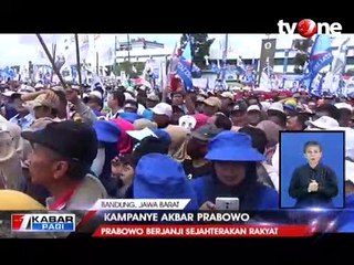 Kampanye Akbar, Prabowo Janji Akan Sejahterakan Rakyat