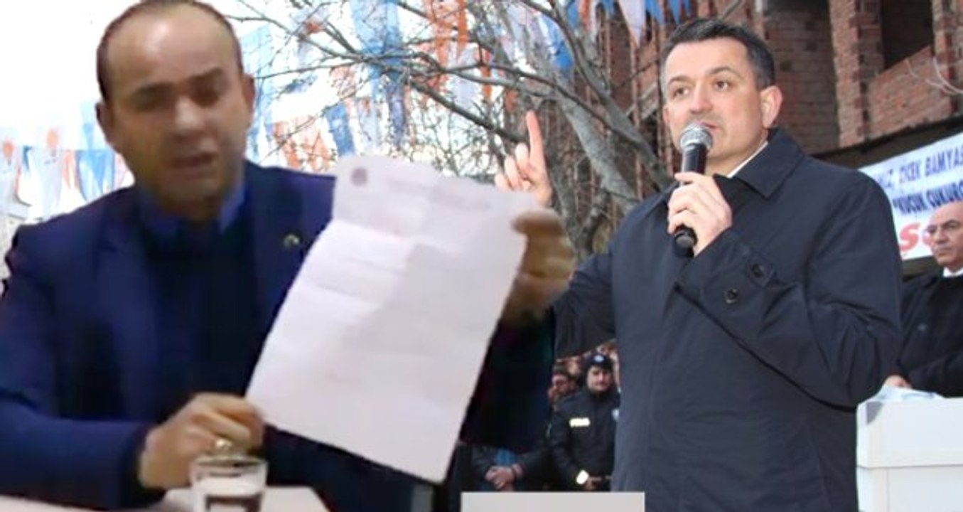 Bakan Pakdemirli'nin Konuşması Sırasında 'Ben PKK'lıyım' Diyen Vatandaş: 10 Yıldır AK Partiliyim, Tepki Göstermek İstedim