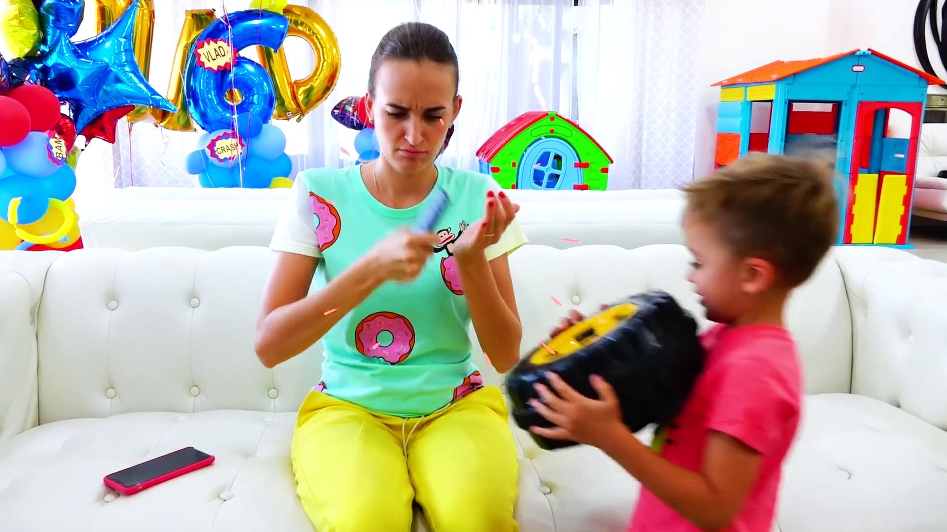 vlad and nikita pretend play makeup toys